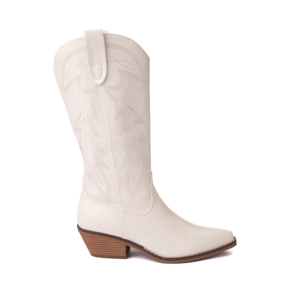 Madden Girl Off White Western Boot